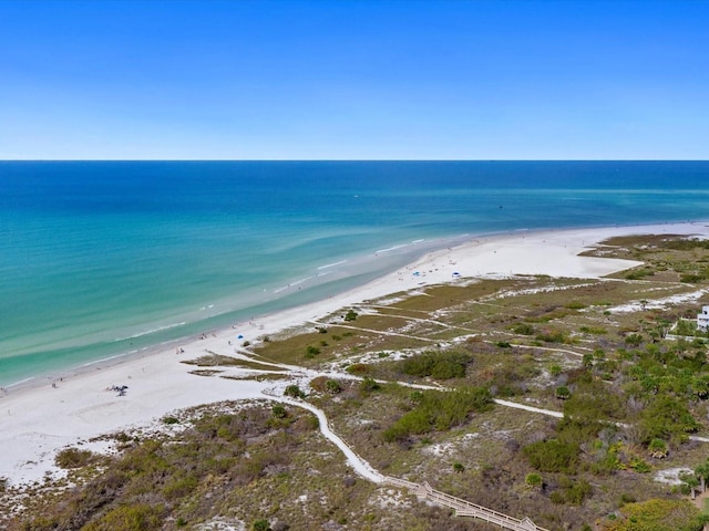 water view with a beach view