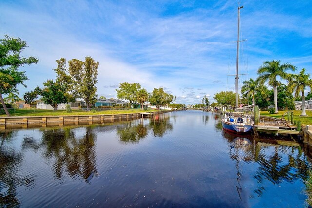 view of water view