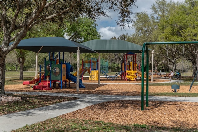 view of play area