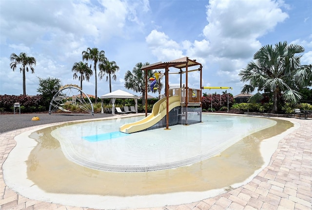 view of jungle gym