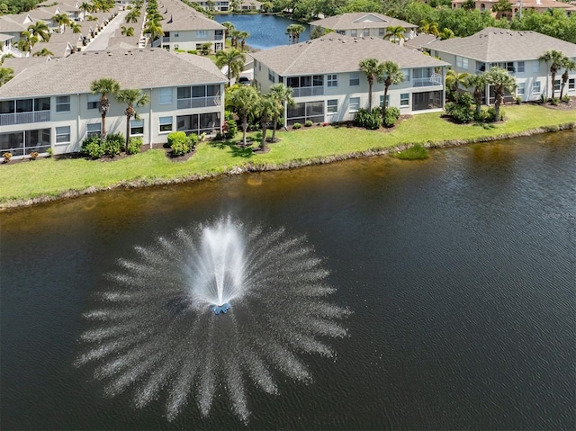 view of water feature