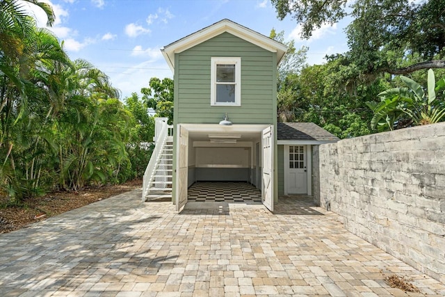 exterior space featuring a patio