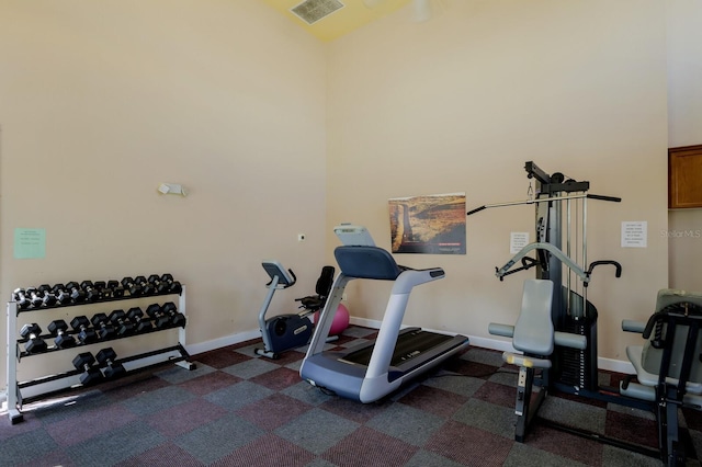 view of workout room