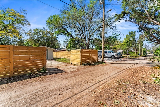 view of street