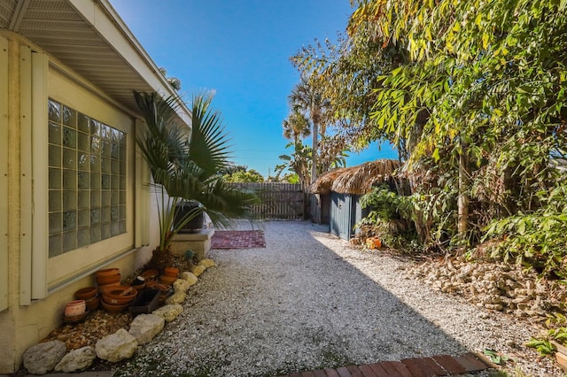 view of yard with a patio