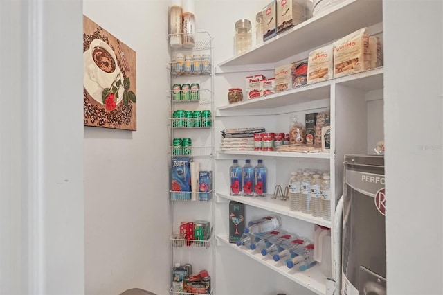 view of pantry