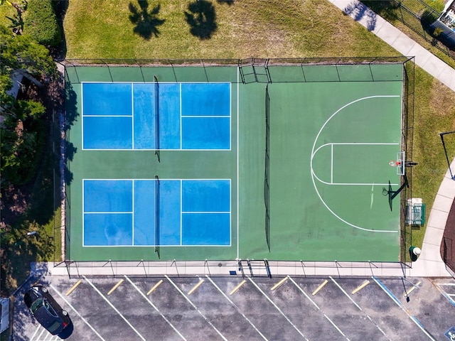 view of sport court