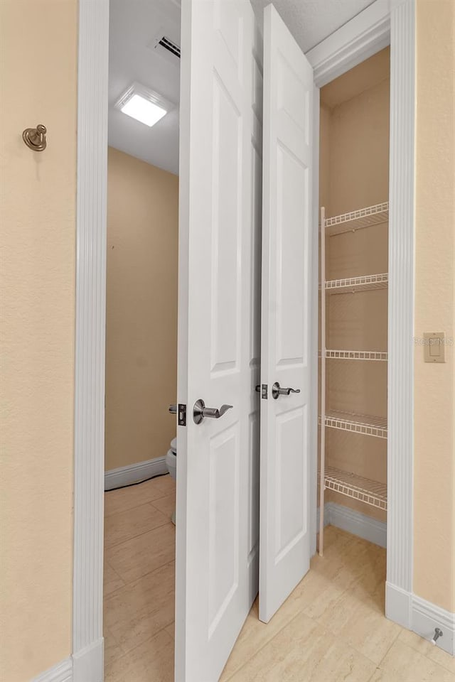 view of closet