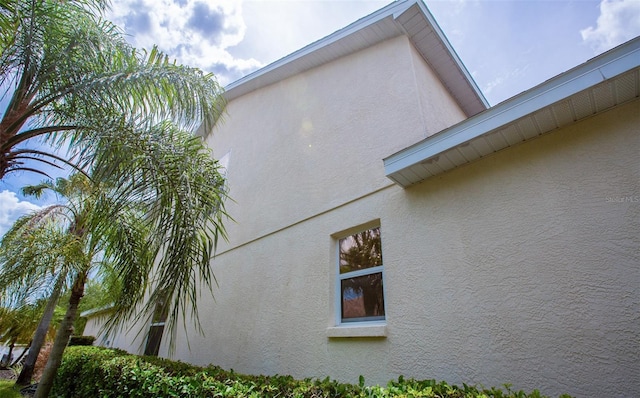 view of property exterior featuring stucco siding