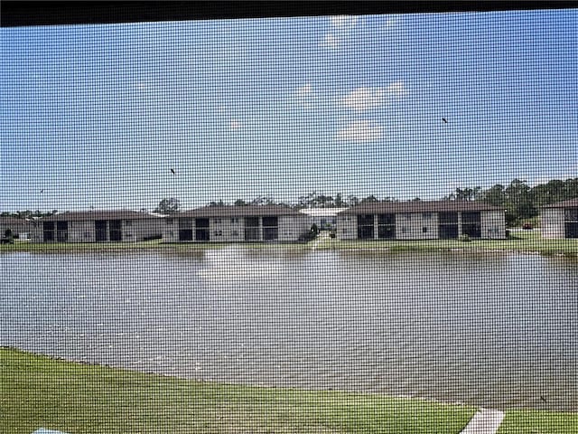 view of property view of water