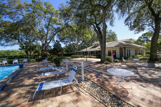 exterior space with a patio area