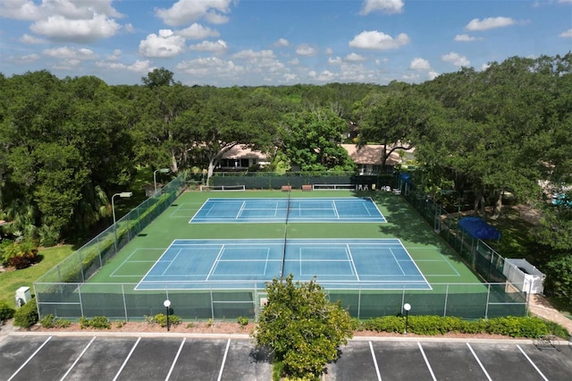 view of tennis court