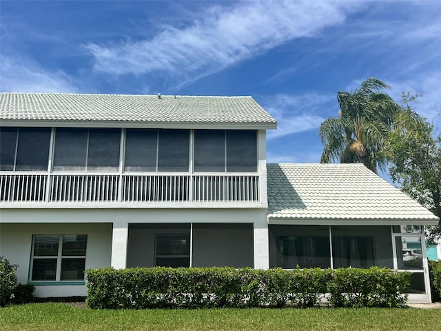 view of back of property