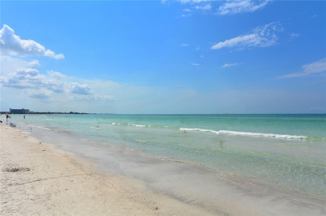 water view featuring a view of the beach