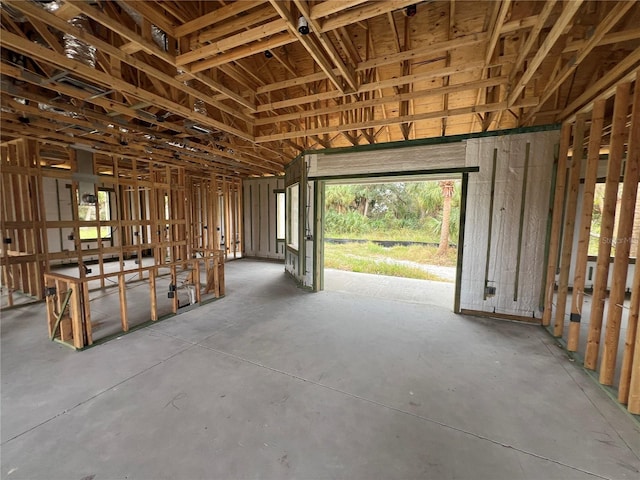 misc room featuring concrete floors