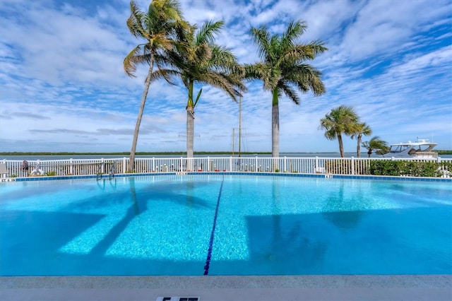 view of pool