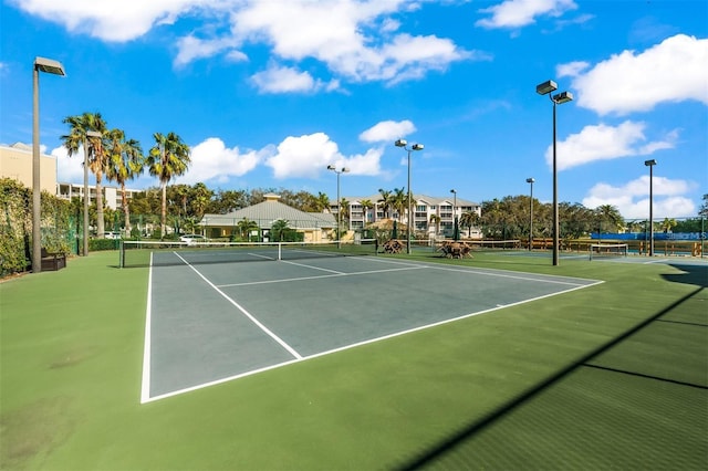 view of sport court