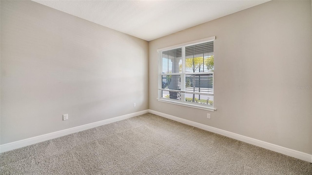 spare room with carpet flooring