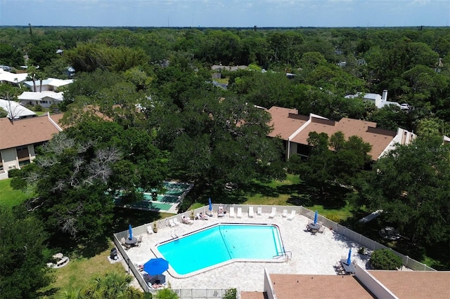 view of birds eye view of property