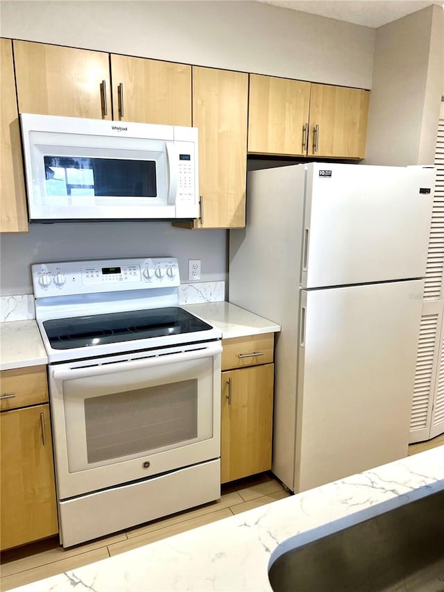 kitchen with white appliances