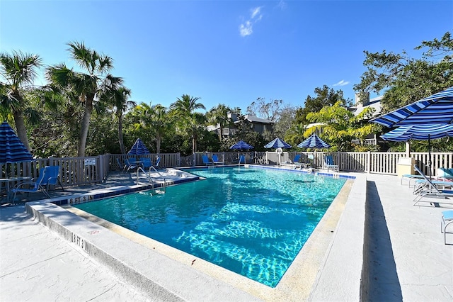 view of swimming pool