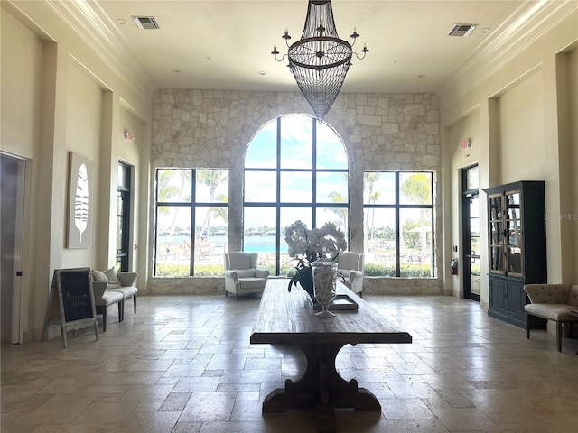 view of community lobby