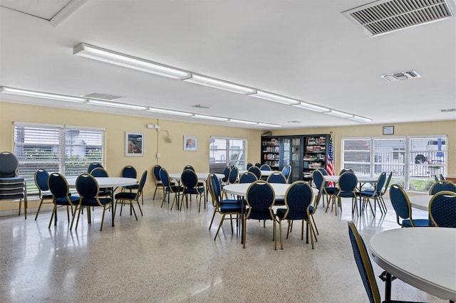 dining area featuring plenty of natural light