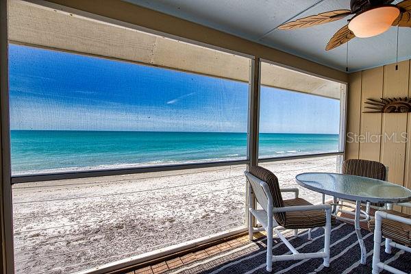 water view featuring a beach view