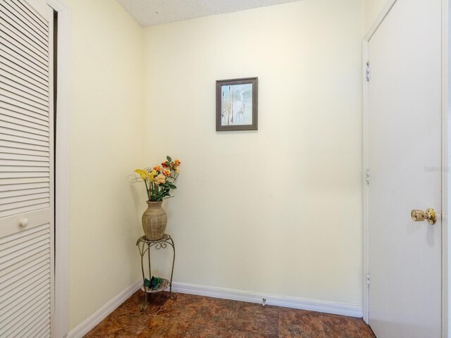 interior space with tile floors