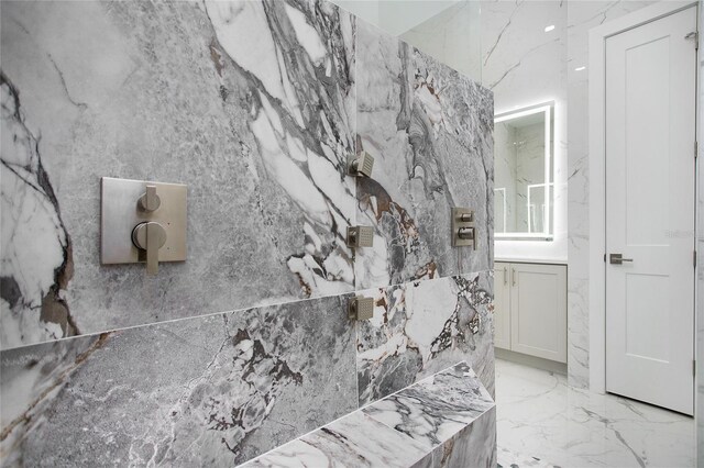 4111 Williams Rd, Estero, FL 33928 - details featuring a shower and vanity
