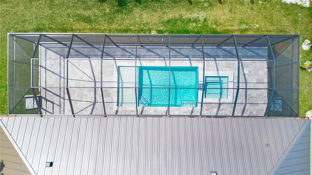 4111 Williams Rd, Estero, FL 33928 - view of swimming pool with a lanai and a covered pool