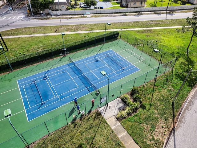 view of sport court