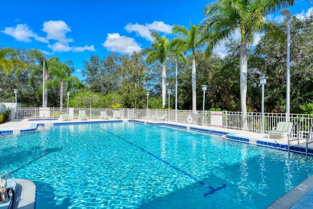 view of pool