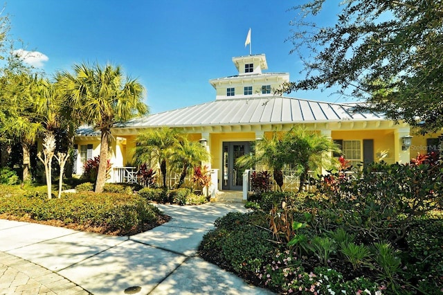 view of front of home with a porch