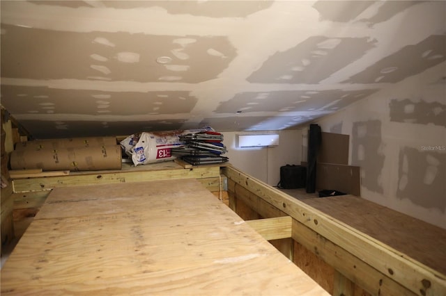 view of attic