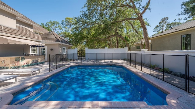 view of pool