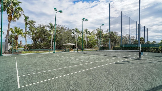 view of sport court