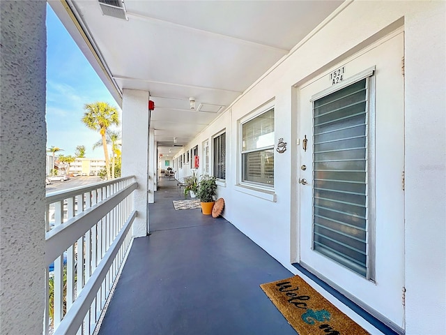 balcony with a porch