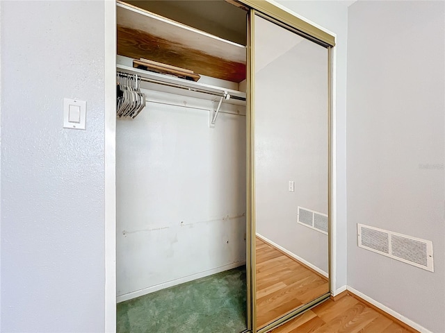 view of closet