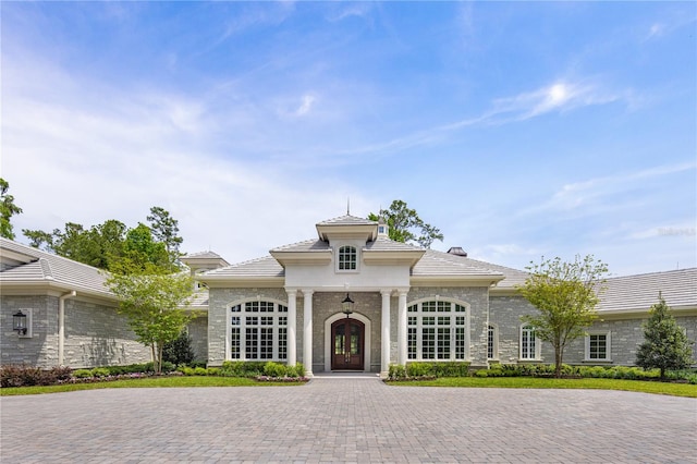 view of front of house featuring french doors