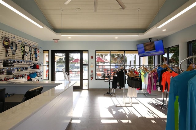 view of community lobby