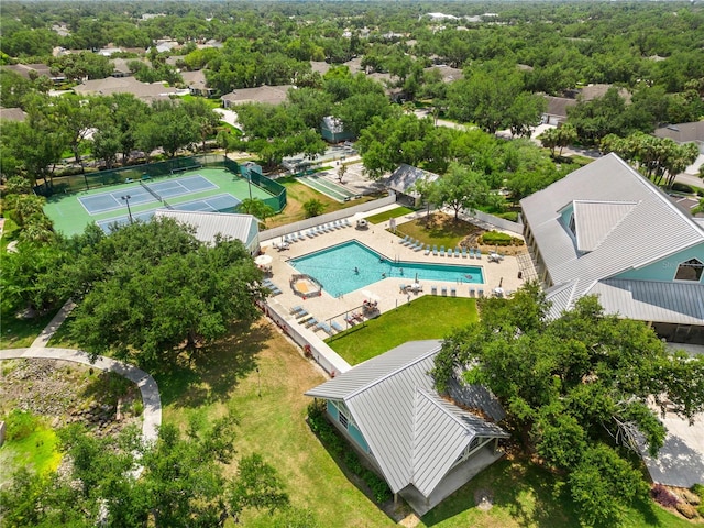 view of birds eye view of property