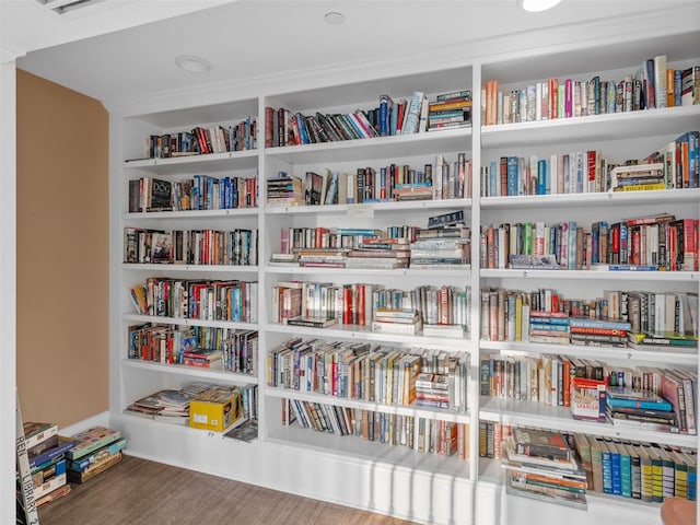 interior space featuring hardwood / wood-style flooring