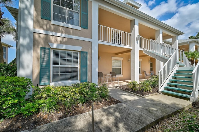 exterior space with a patio