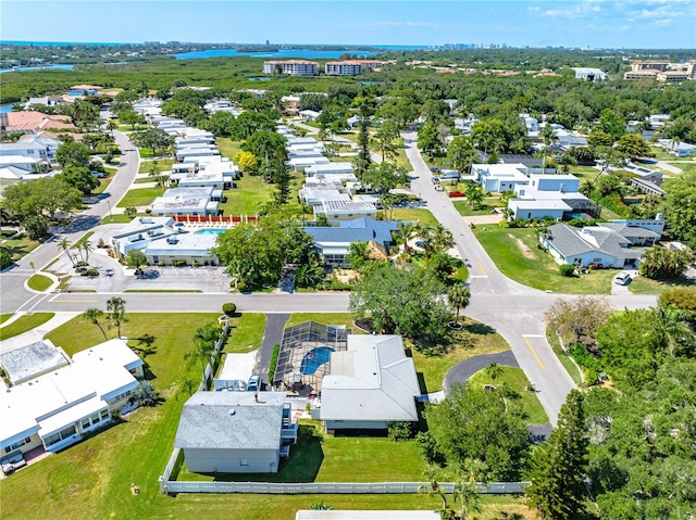 bird's eye view featuring a residential view