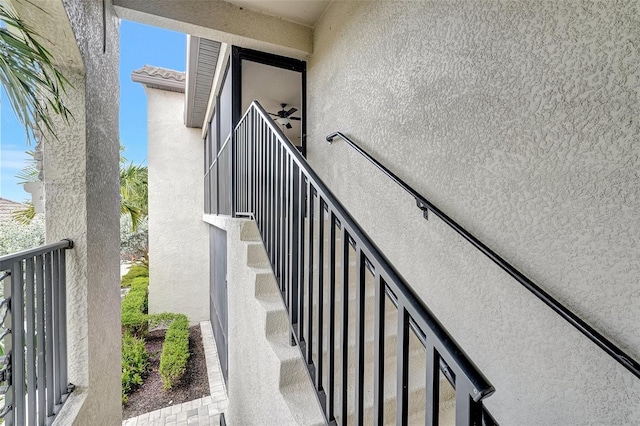 view of staircase