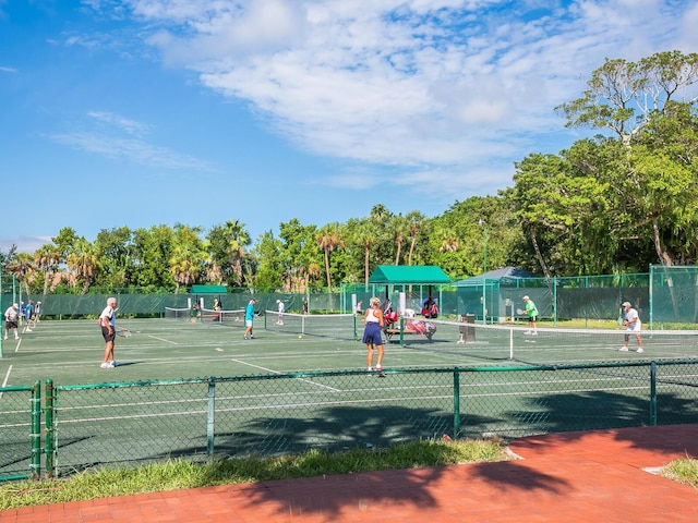 view of sport court