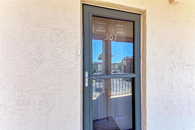 view of entrance to property