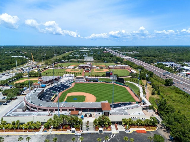 view of aerial view