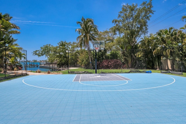 view of sport court